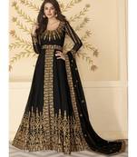 Black Georgette Anarkali Salwar Kameez