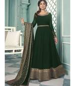 Green Georgette Anarkali Salwar Kameez