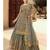 Grey Net Party Wear Salwar Kameez