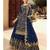 Royal Blue Net Party Wear Salwar Kameez