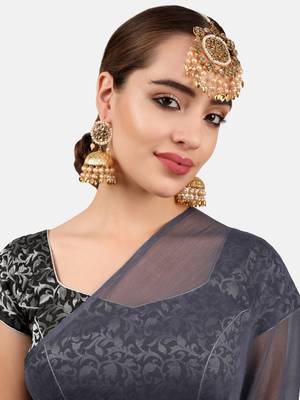 Gold pearl jewellery 1