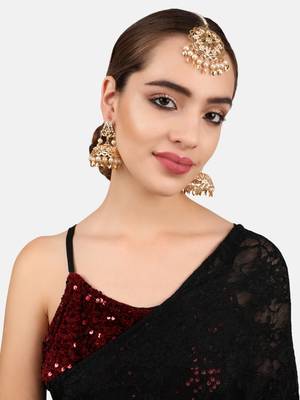 Gold pearl jewellery 1