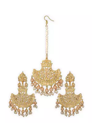 Gold pearl jewellery 2