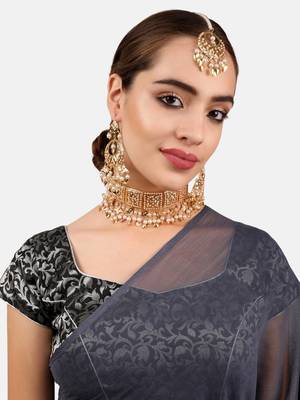 Gold pearl jewellery 1