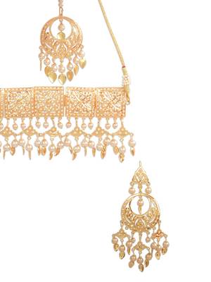 Gold pearl jewellery 3