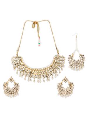Gold pearl jewellery 2