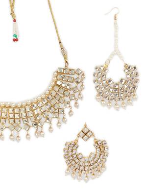 Gold pearl jewellery 3