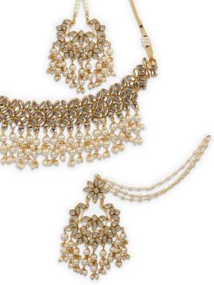Gold pearl jewellery 2
