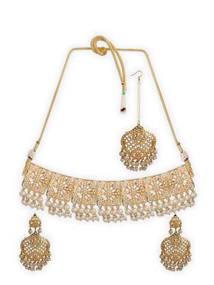 Gold pearl jewellery 3