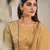 Yellow digital print cotton silk salwar