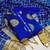 Blue woven jacquard salwar