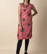 Maira Cotton Women's Embroidery Plant With Flowers Designed Kurti