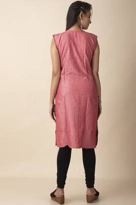 Maira Cotton Women's Embroidery Plant With Flowers Designed Kurti 5