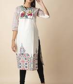Pihu Cotton Women's Embroidery Ethnic Patterned Designed Kurti