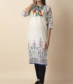Pihu Cotton Women's Embroidery Ethnic Patterned Designed Kurti