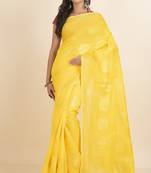 Aarna Handloom Cotton Silk Chakra Printed Saree