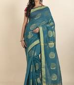 Aarna Handloom Cotton Silk Chakra Printed Saree