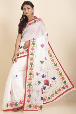 Darika Noiel Applique Embroidery Saree 3