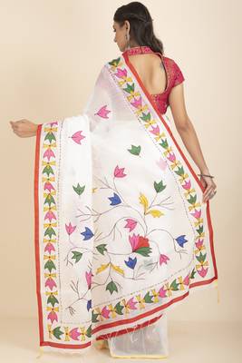 Darika Noiel Applique Embroidery Saree 5