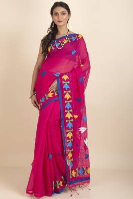 Darika Noiel Applique Embroidery Saree 1