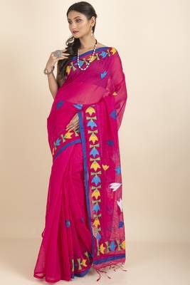 Darika Noiel Applique Embroidery Saree 2