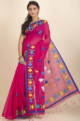 Darika Noiel Applique Embroidery Saree 3