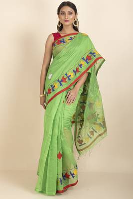 Darika Noiel Applique Embroidery Saree 1