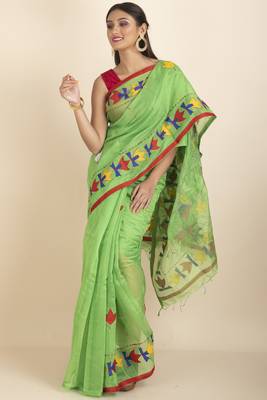 Darika Noiel Applique Embroidery Saree 2