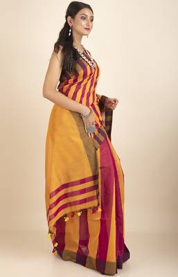 Geetika Handloom Cotton Silk Saree 4