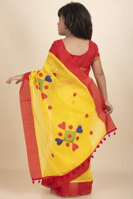 Anushka Kids Saree For Blouse And Petticoat 3