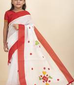 Aishwarya Kids Saree  With Stitched Blouse And Petticoat