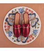 Gem Stone Maroon Loafers