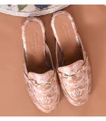 Nude Pink Baroque Loafers