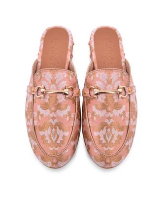 Nude Pink Baroque Loafers 3
