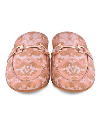 Nude Pink Baroque Loafers 4