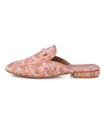 Nude Pink Baroque Loafers 5