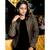 brown jute women plain jacket