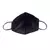 Anekaant   Ply Black Faux Silk Floral Embellished Fabric Fashion Mask