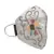 Anekaant   Ply cream & multi Faux Silk Foliage Embellished Fabric Fashion Mask