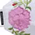 Anekaant   Ply White & Pink Cotton Floral Embroidered Fabric Fashion Mask