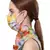 Anekaant   Ply Orange & Multi Modal Silk Floral Printed Fabric Fashion Mask