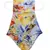 Anekaant   Ply Orange & Multi Modal Silk Floral Printed Fabric Fashion Mask