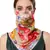 Anekaant   Ply Peach & Multi Modal Silk Floral Printed Fabric Fashion Mask