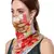 Anekaant   Ply Peach & Multi Modal Silk Floral Printed Fabric Fashion Mask
