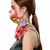 Anekaant   Ply Peach & Multi Modal Silk Floral Printed Fabric Fashion Mask