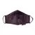 Anekaant   Ply Chocolate Brown & Gold Faux Silk Floral Embellished Fabric Fashion Mask
