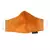 Anekaant   Ply Mustard & Antique Gold Faux Silk Floral Textured Embellished Fabric Fashion Mask