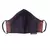Anekaant   Ply Maroon & Gold Faux Silk Floral Printed Fabric Fashion Mask