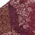 Anekaant   Ply Maroon & Gold Faux Silk Floral Printed Fabric Fashion Mask
