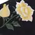 Anekaant   Ply Black & Yellow Cotton Floral Embroidered Fabric Fashion Mask